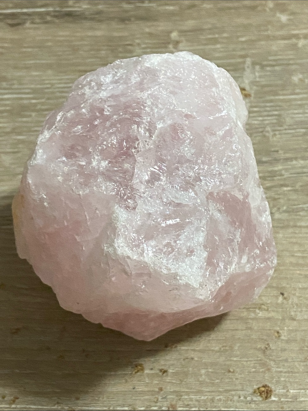 Natural Rose Quartz Decorative Stone - Pink